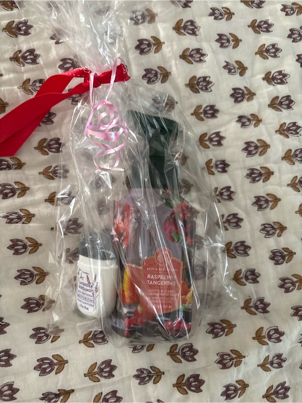 Bath & Body Works Raspberry Tangerine Hand Soap and Lotion Gift Set - Pink/Red